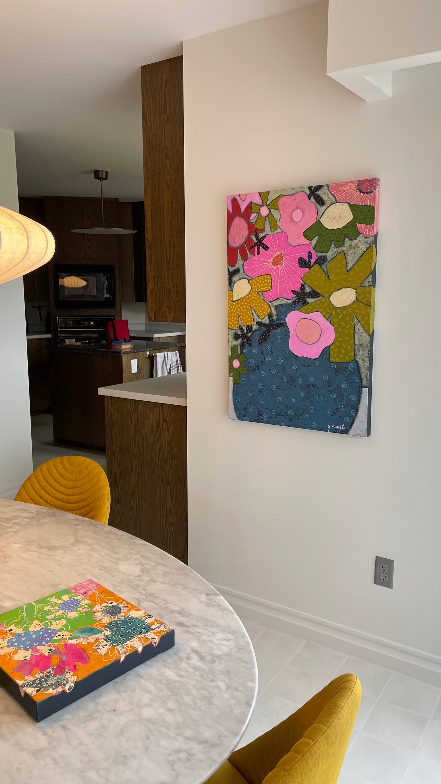 “Feels Like Summer" $$950- 24"x 30" Acrylic on gallery depth canvas