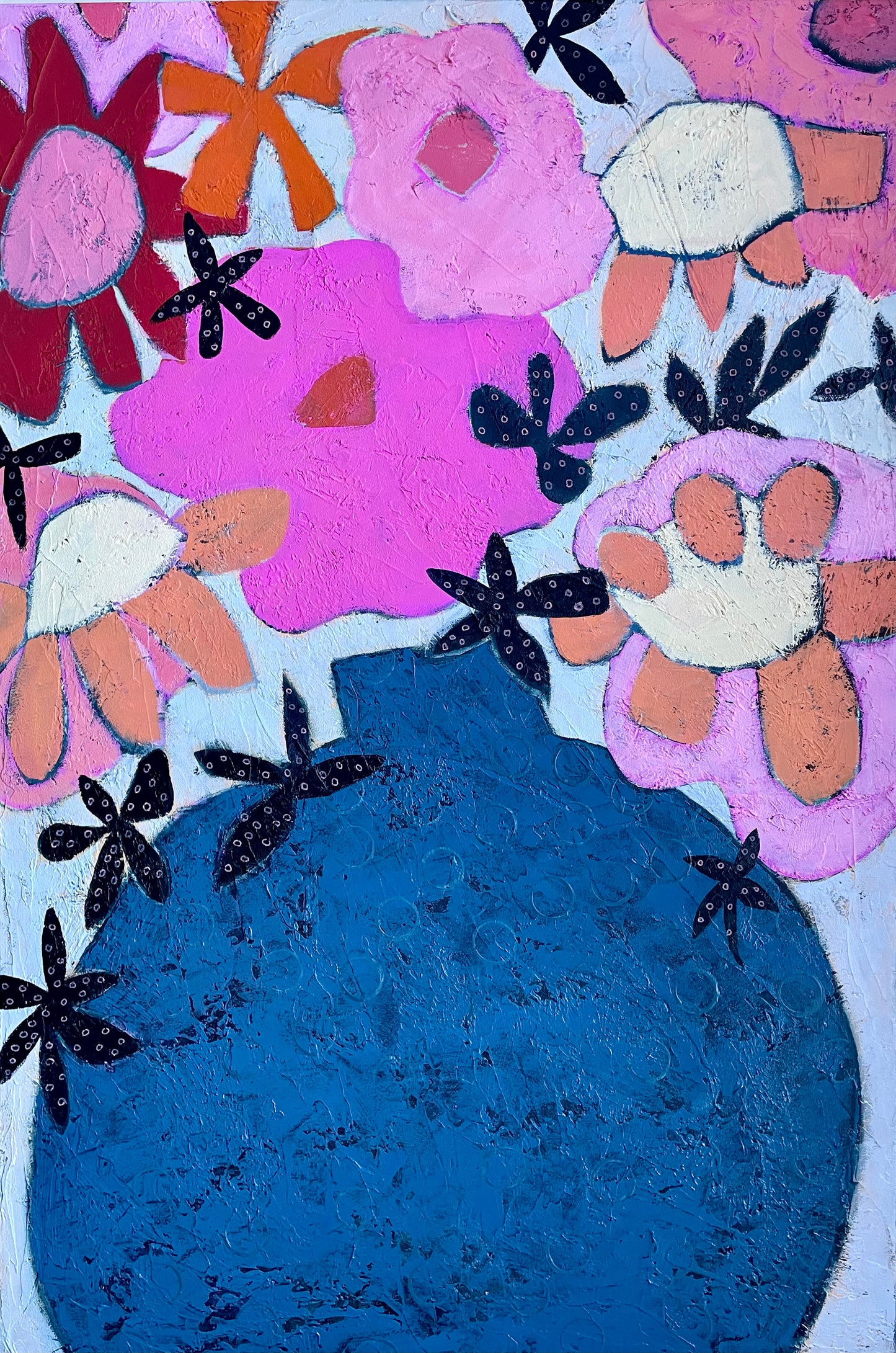 “Feels Like Summer" $$950- 24"x 30" Acrylic on gallery depth canvas