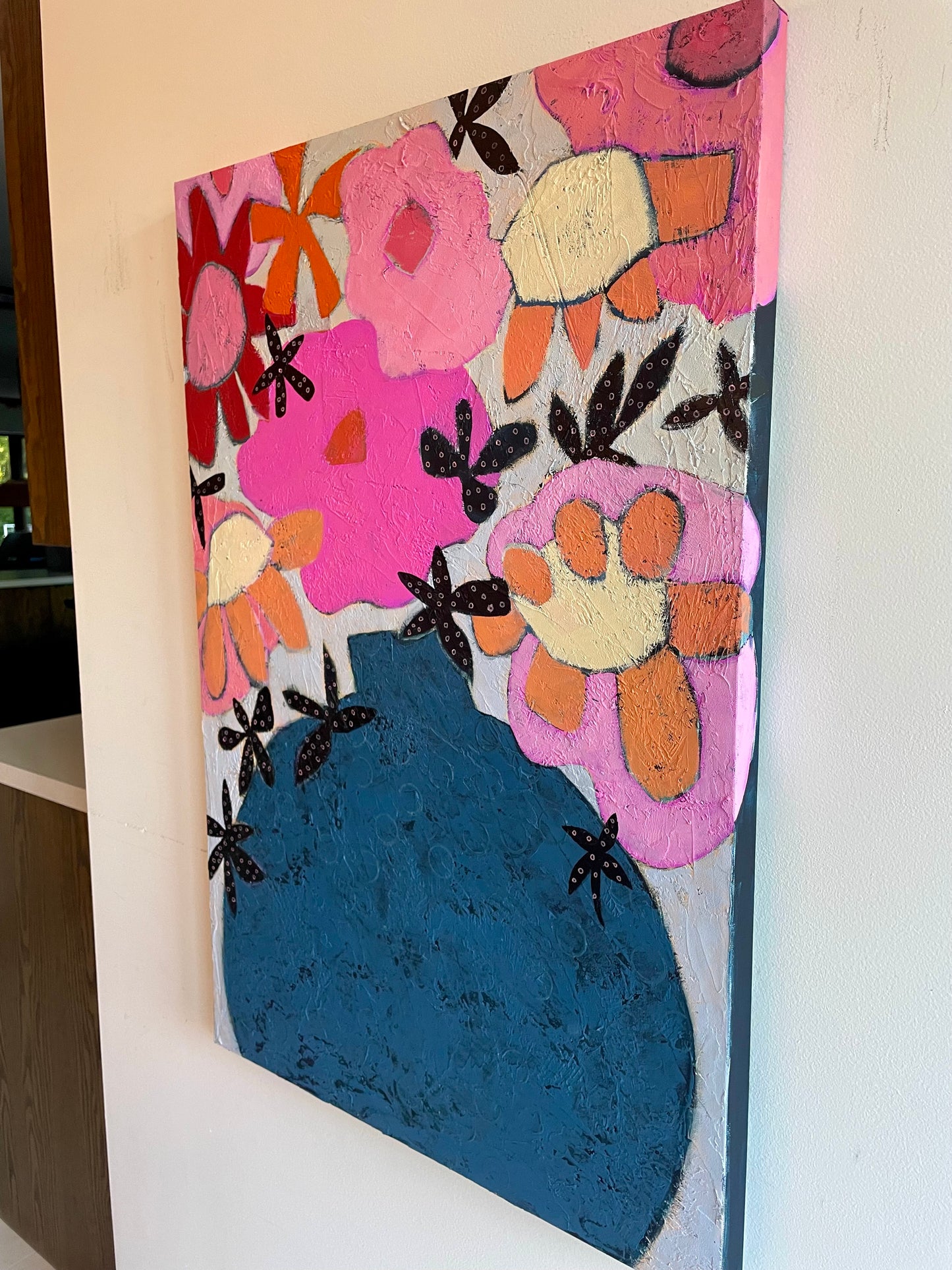 “Feels Like Summer" $$950- 24"x 30" Acrylic on gallery depth canvas