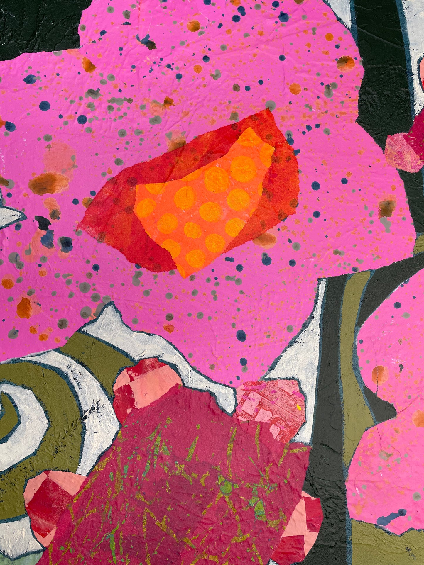 “Floralicious" $1400 - 30"x 40" Mixed media on gallery depth canvas