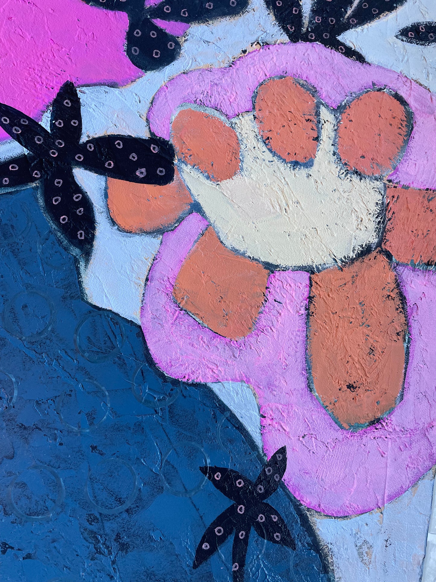 “Feels Like Summer" $$950- 24"x 30" Acrylic on gallery depth canvas