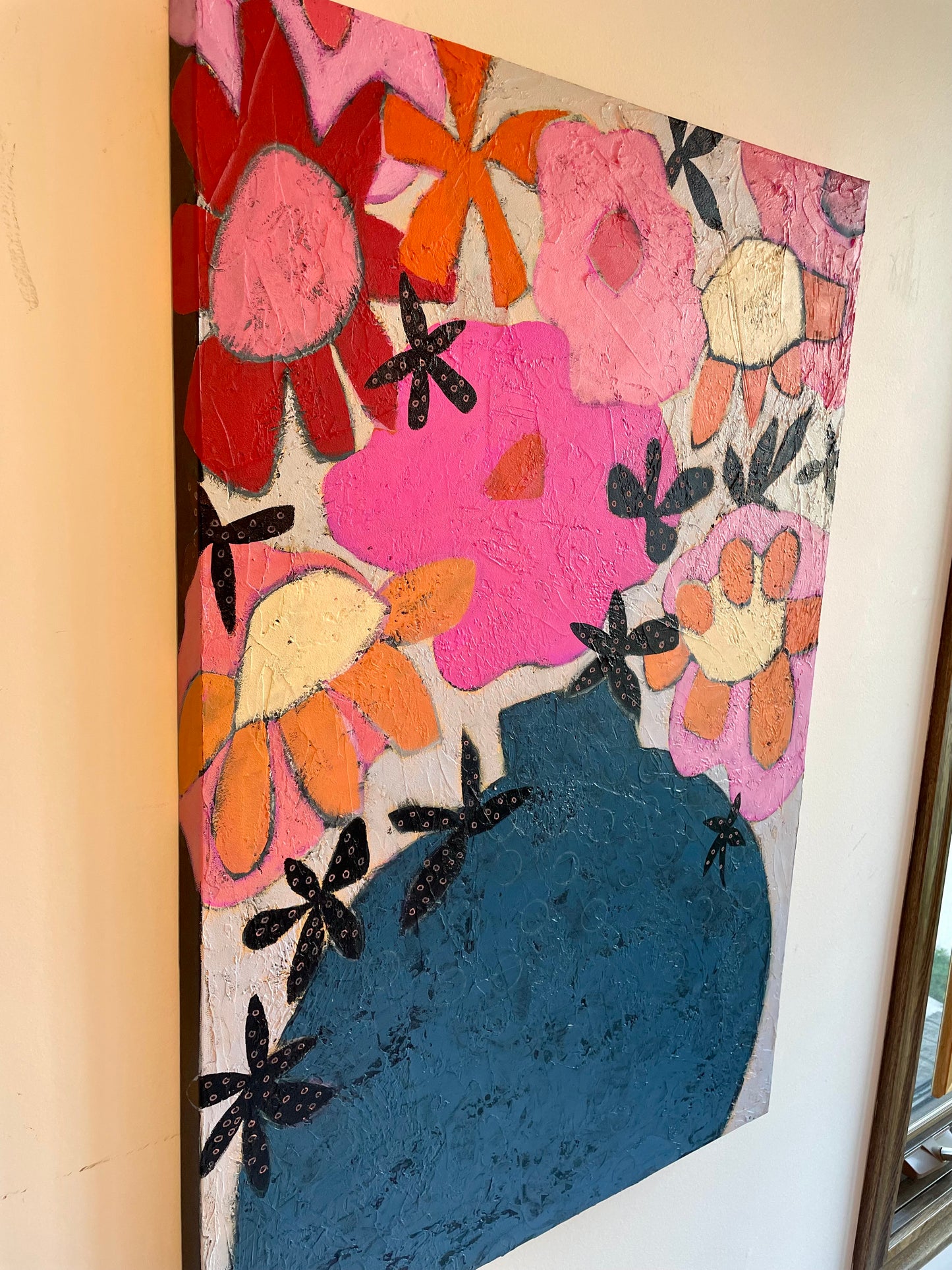 “Feels Like Summer" $$950- 24"x 30" Acrylic on gallery depth canvas