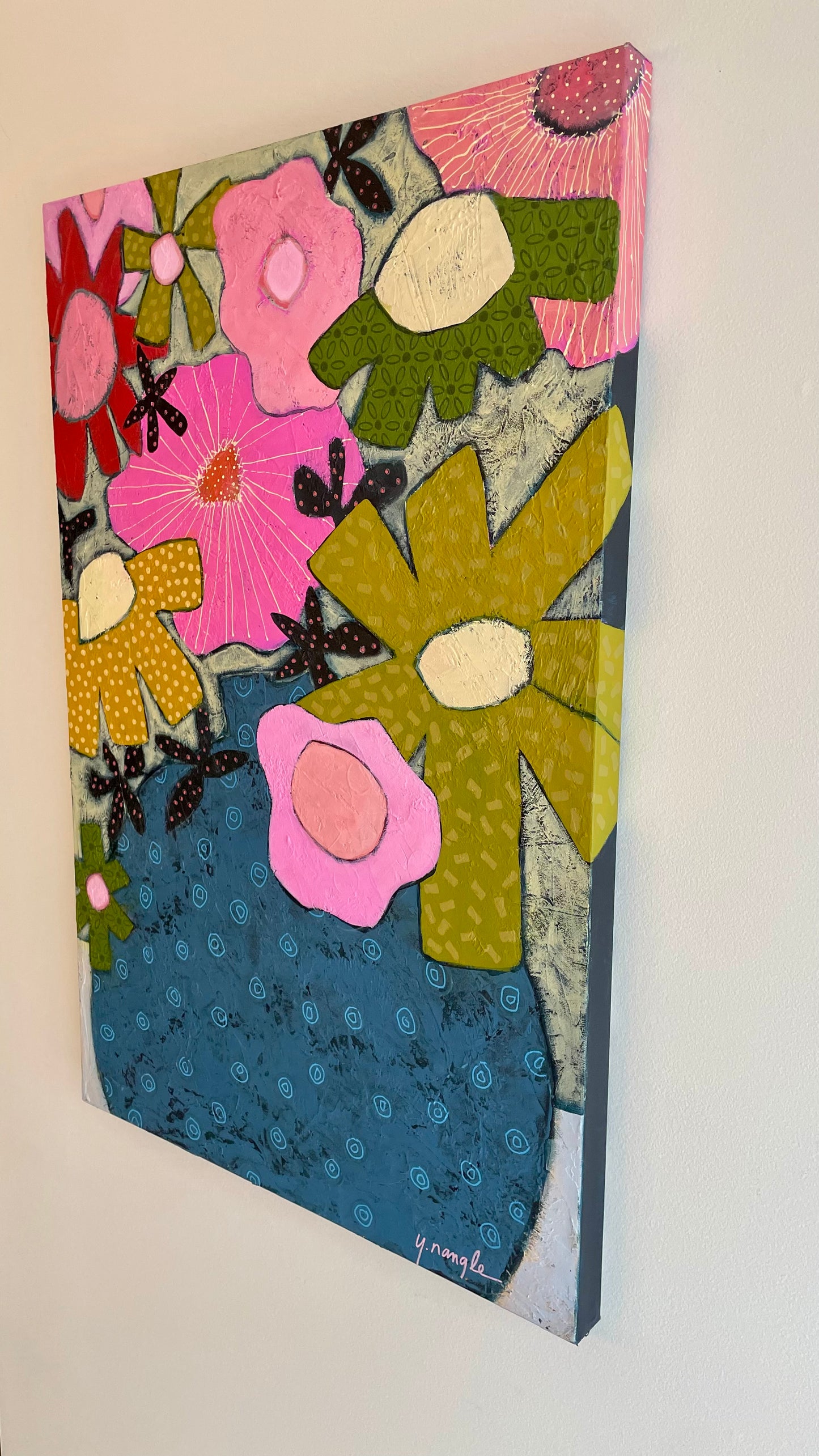 “Feels Like Summer"  $$950- 24"x 30" Acrylic on gallery depth canvas