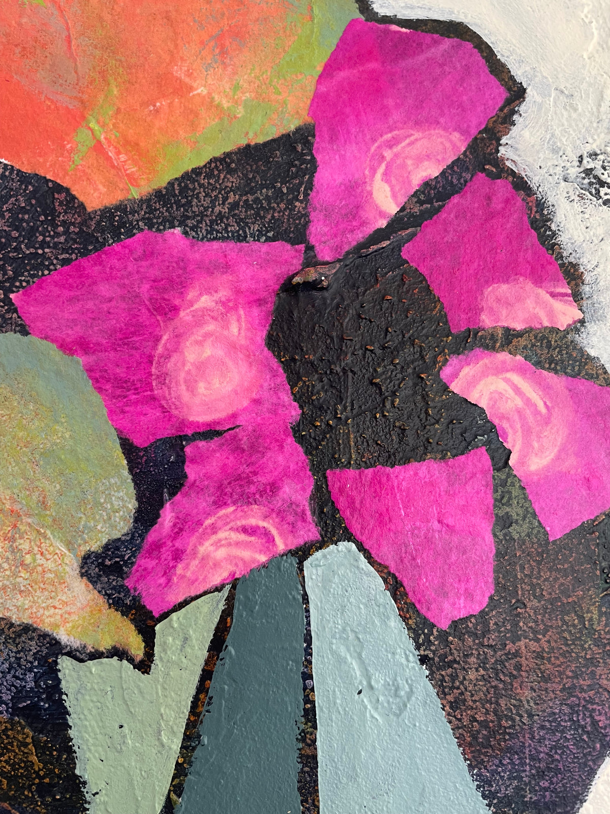 “Blooms on the Breeze” $350 12” x 12”