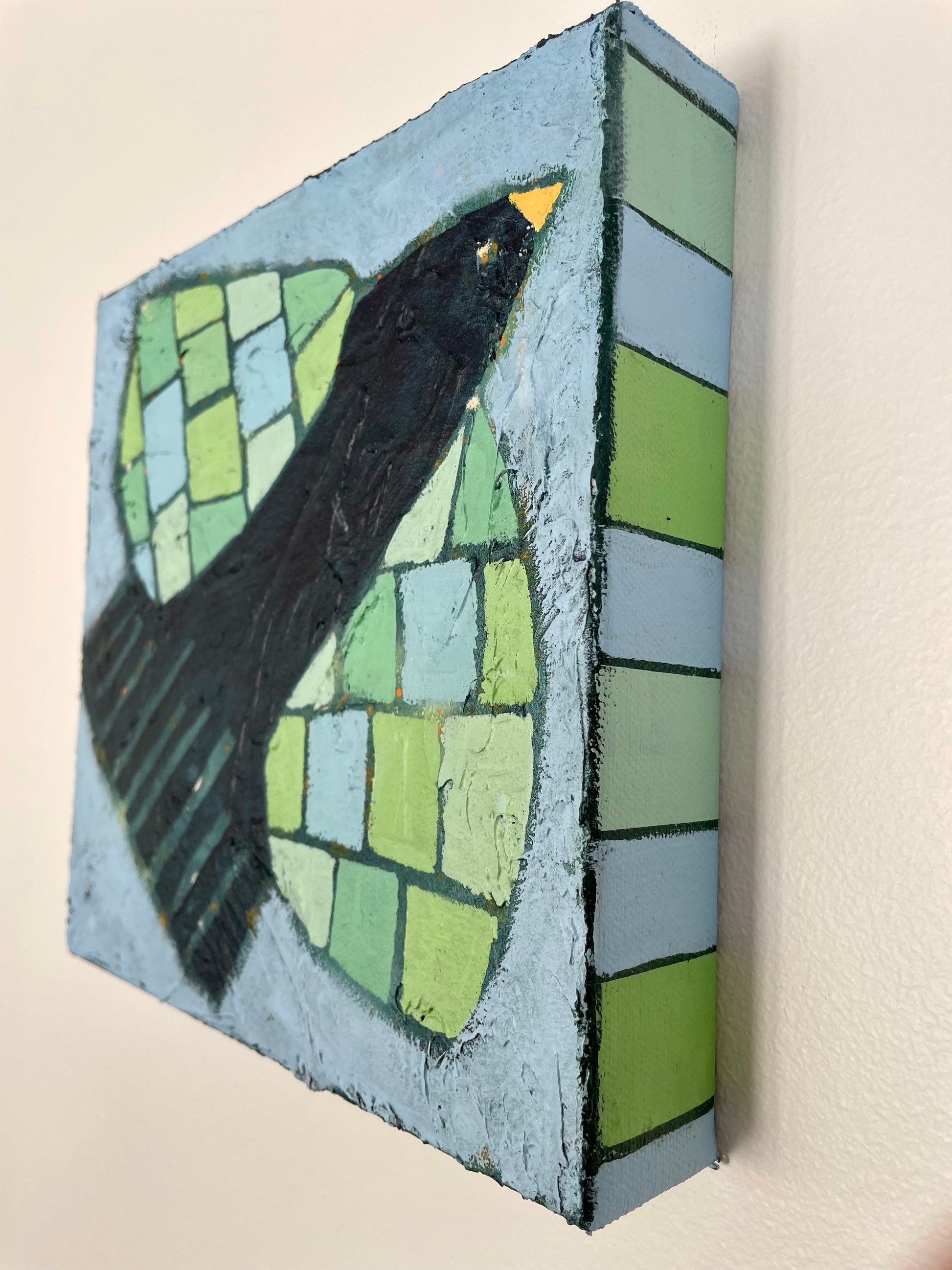 Waiting for this moment right side showing painted canvas edges