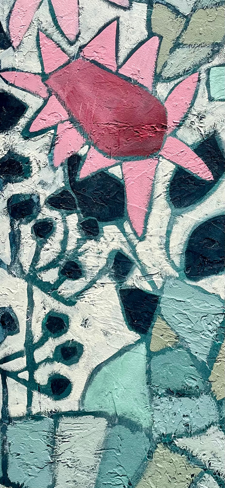 “Sharon's Escape” $850 20”x 30” Acrylic on gallery depth canvas